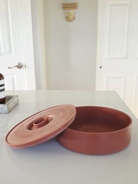 IMUSA Tortilla Warmer Terracotta Plastic Storage